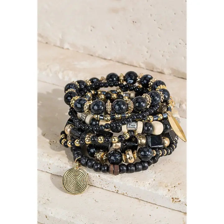 Marisol Beaded Bracelet Stack