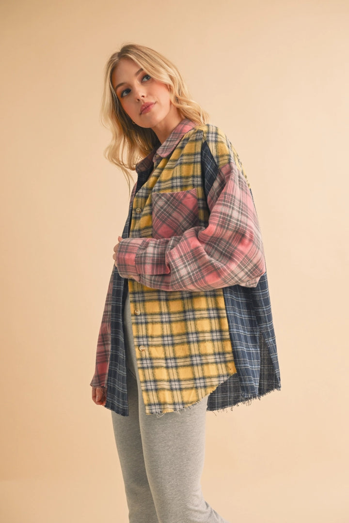 Neela Multi Color Plaid Flannel