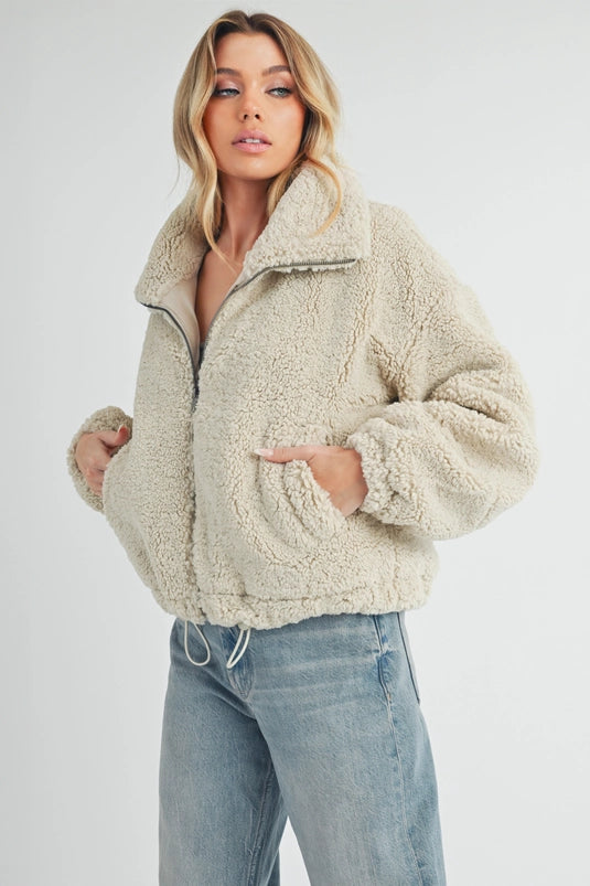 Nessa Teddy Zip Jacket