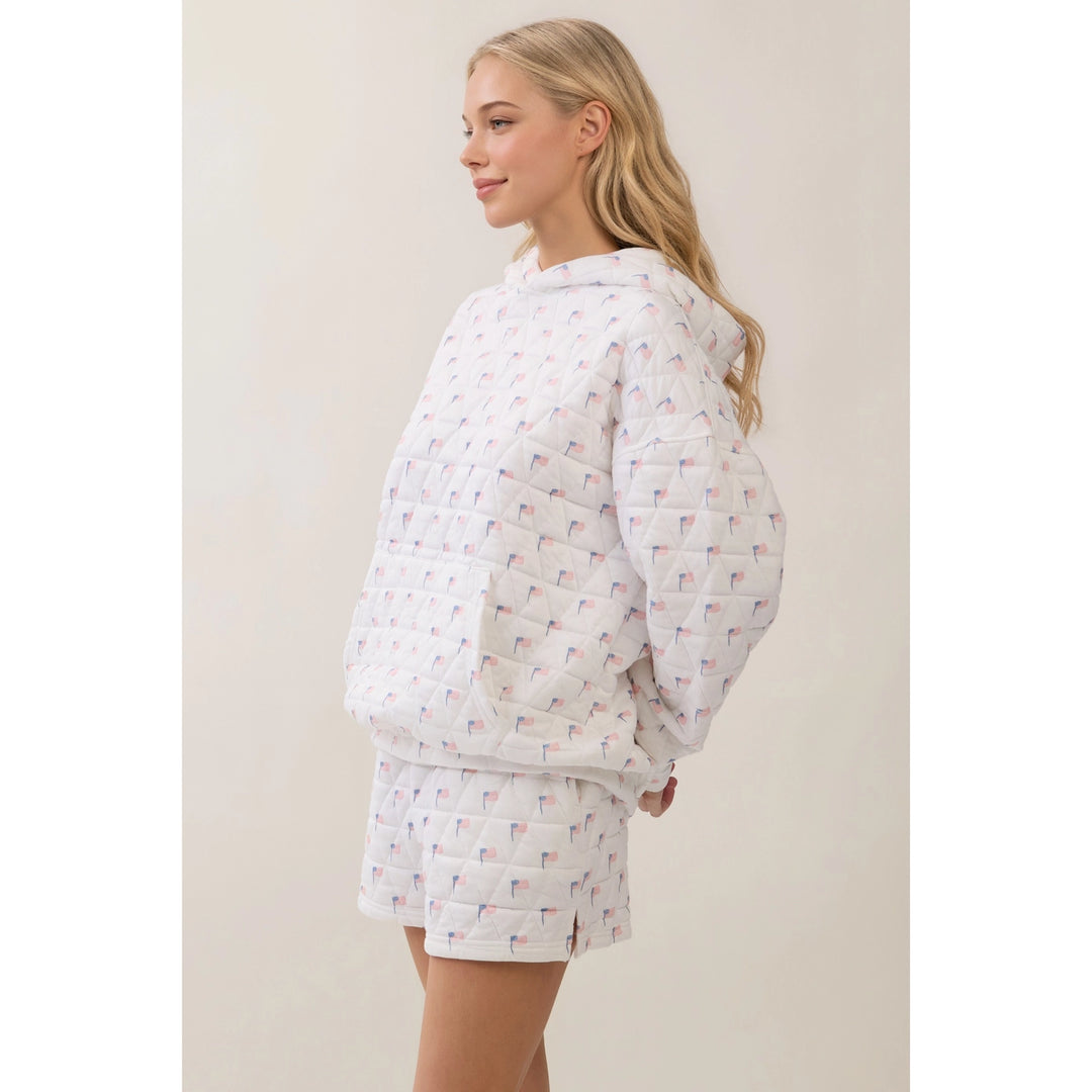 Sharron Quilted Hoodie