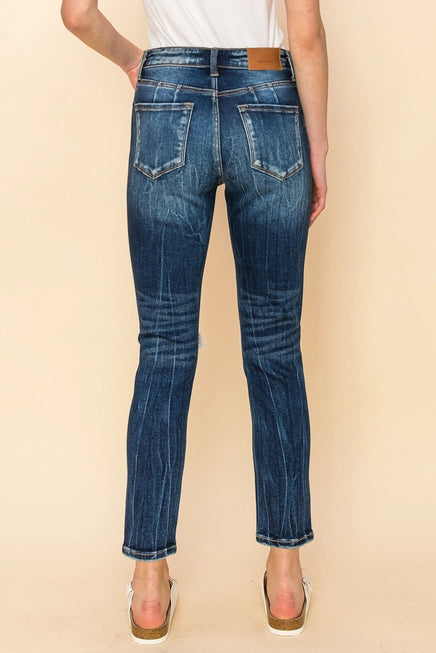 Wilma Distressed Cigarette Jeans