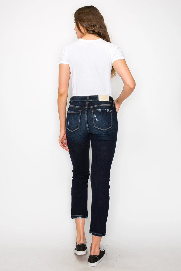 Quincy Skinny Straight Jeans