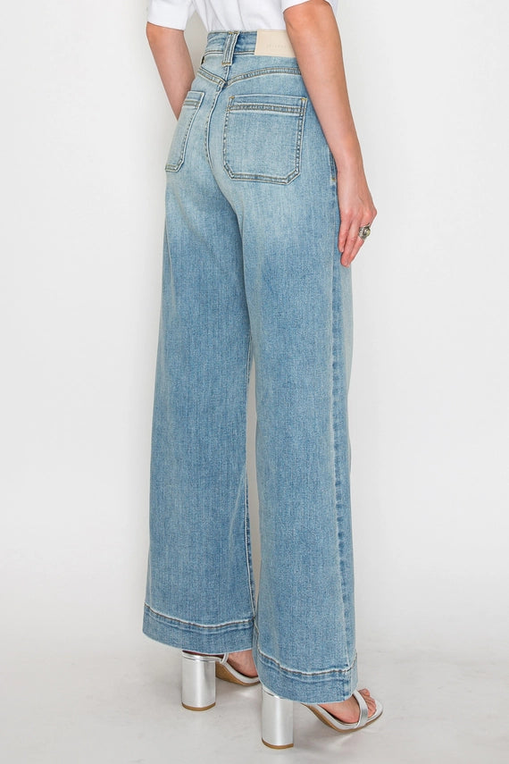 Kimberly Tummy Control Wide Leg Jeans