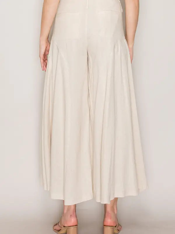 Taryn Pleated Wide Leg Pants