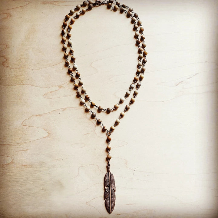 Bristol Feather Necklace