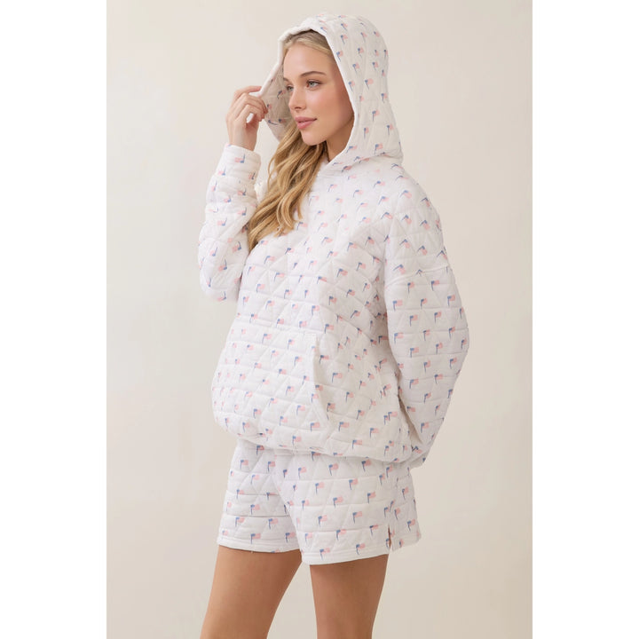 Sharron Quilted Hoodie