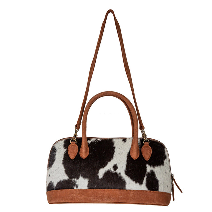 Julie Ann Cowhide Dome Satchel