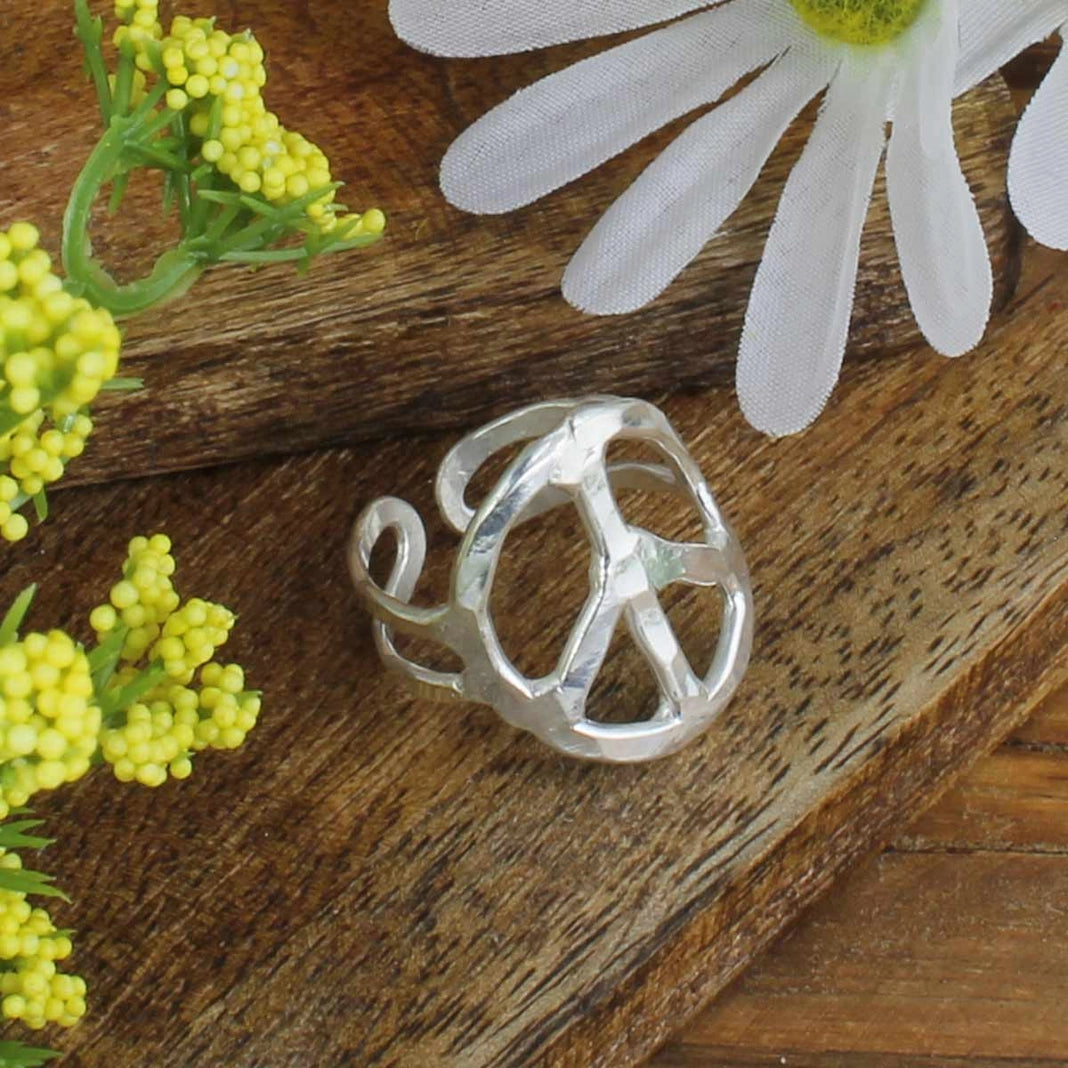 Billie Peace Sign Ring
