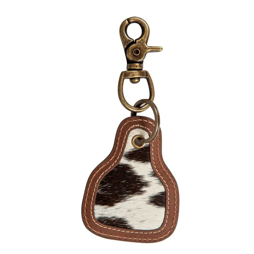 Brooke Cowhide Keychains