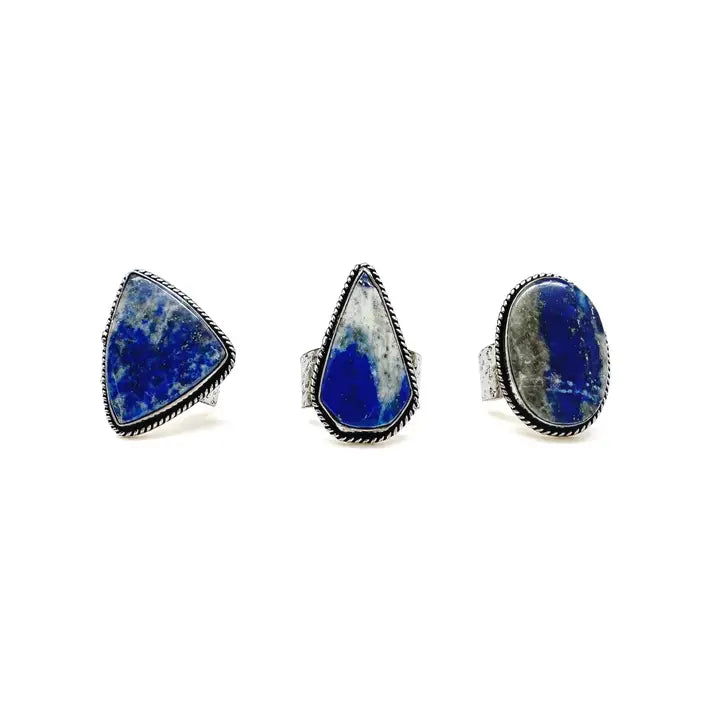 Zaria Lapis Statement Ring