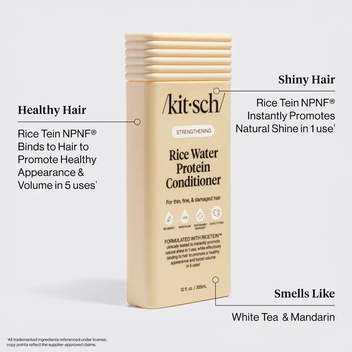 Kitsch Rice Water Protein Strengthening Conditioner