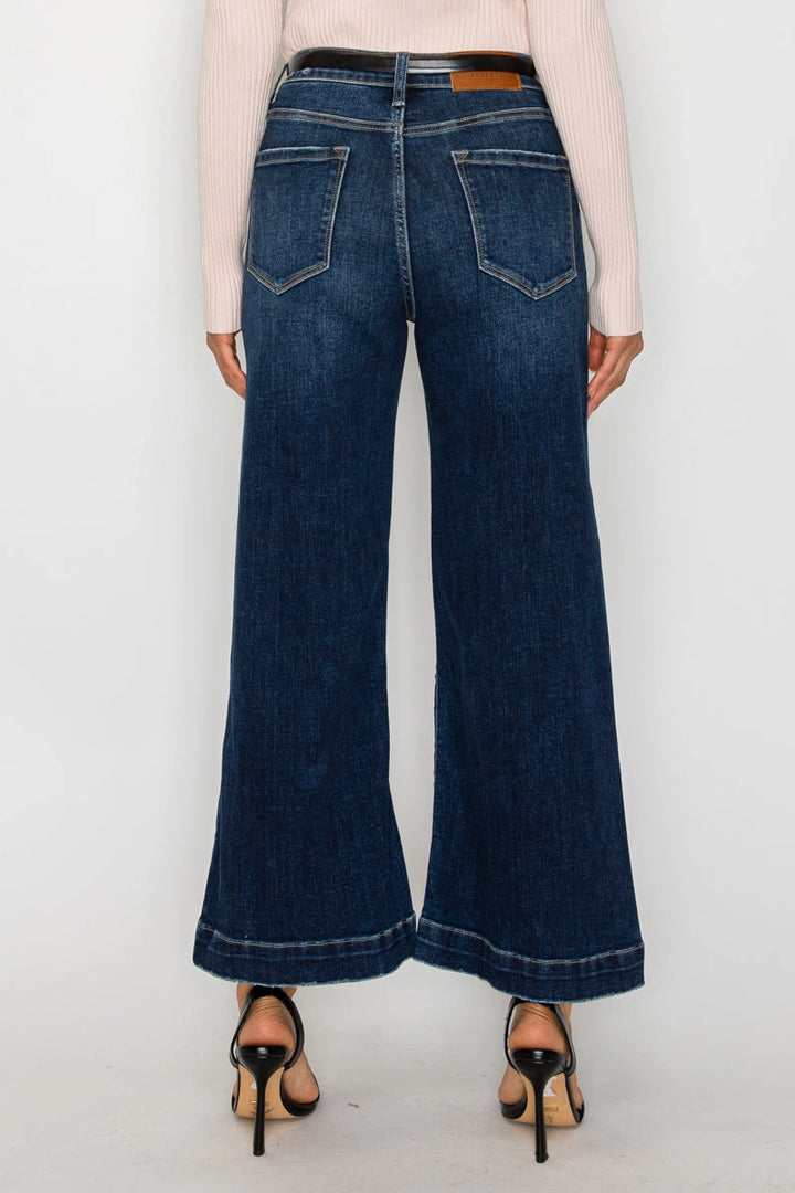Neillie Cropped Palazzo Jeans