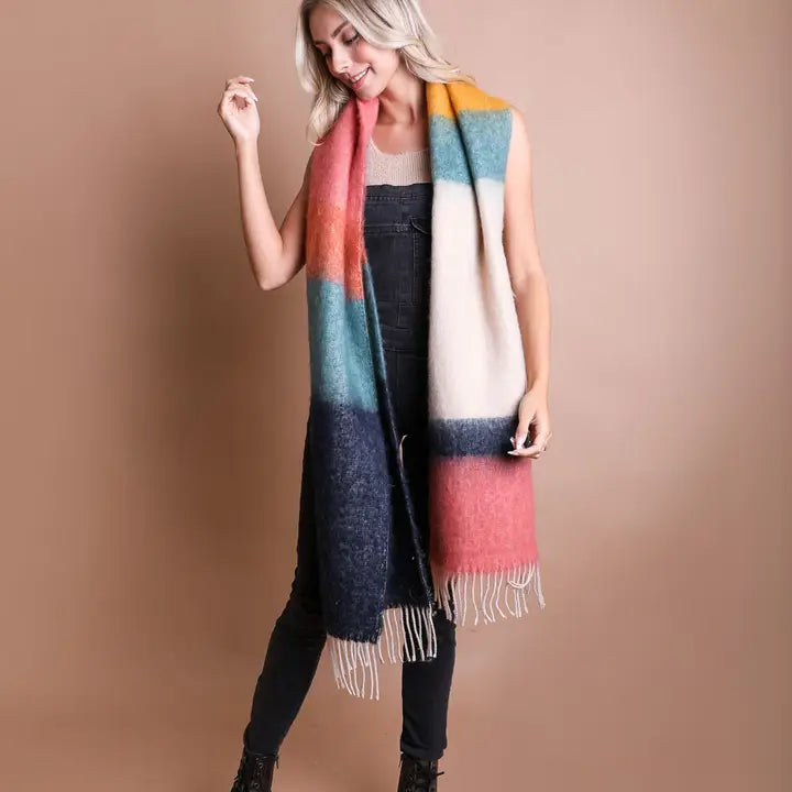 Thelma Color Block Scarf