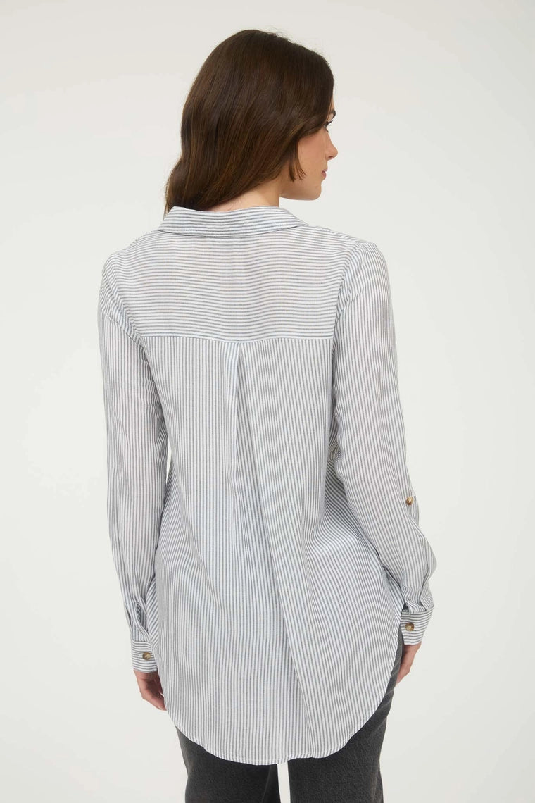 Nora Striped Button Down