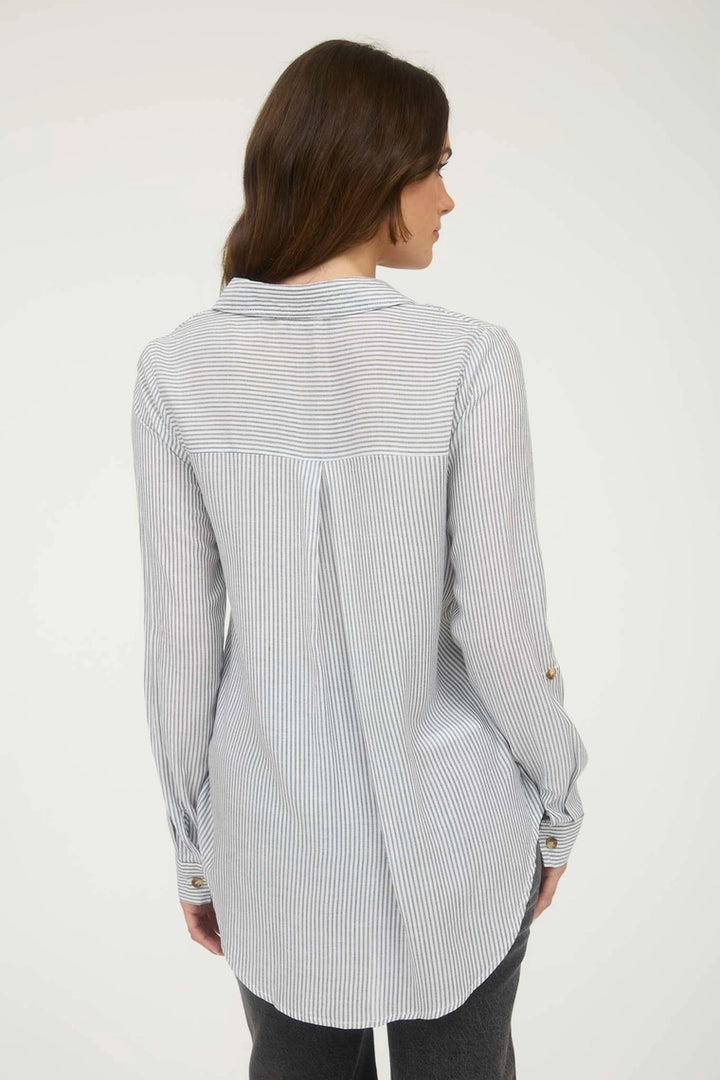 Nora Striped Button Down