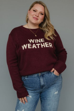 Harlo Wine Weather Sweater