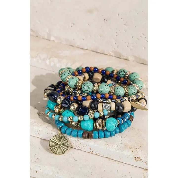 Marisol Beaded Bracelet Stack