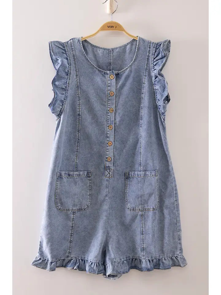 Tilly Denim Romper