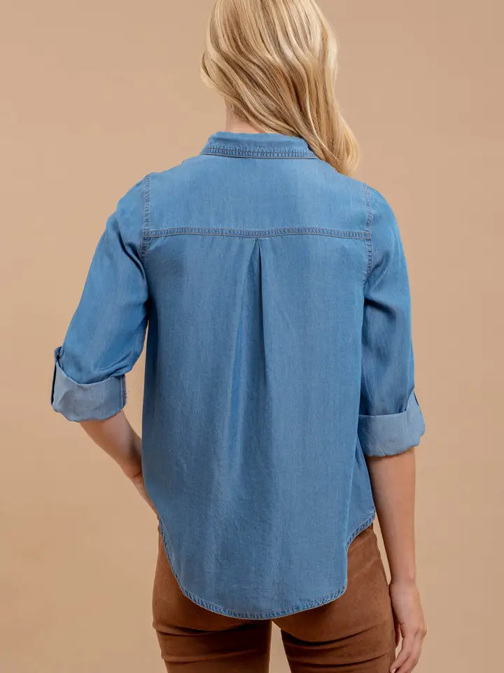 Conley Chambray Button Down