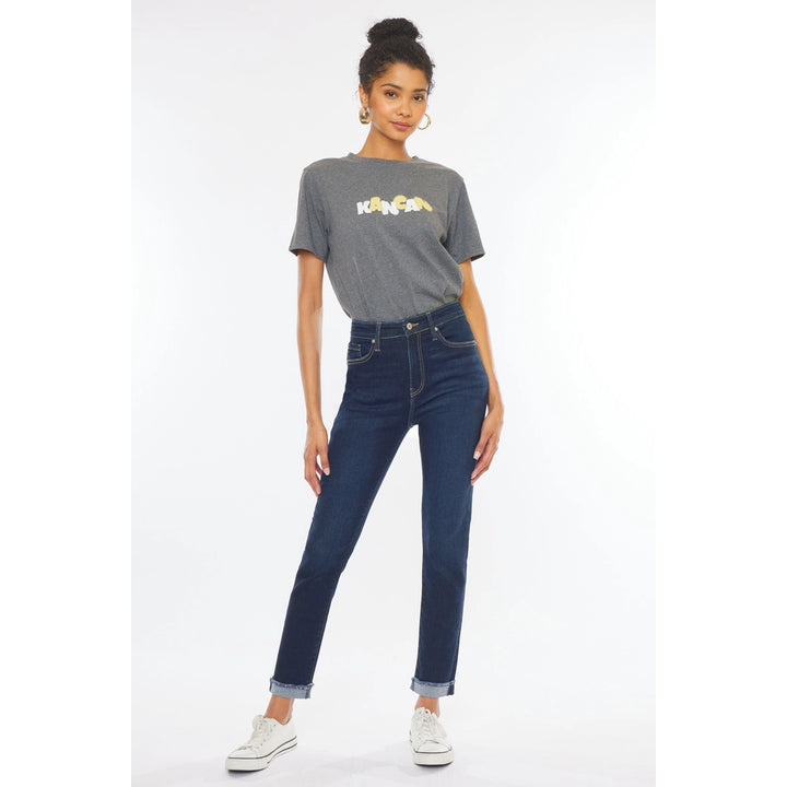 Luna High Rise Cigarette Fit Jeans