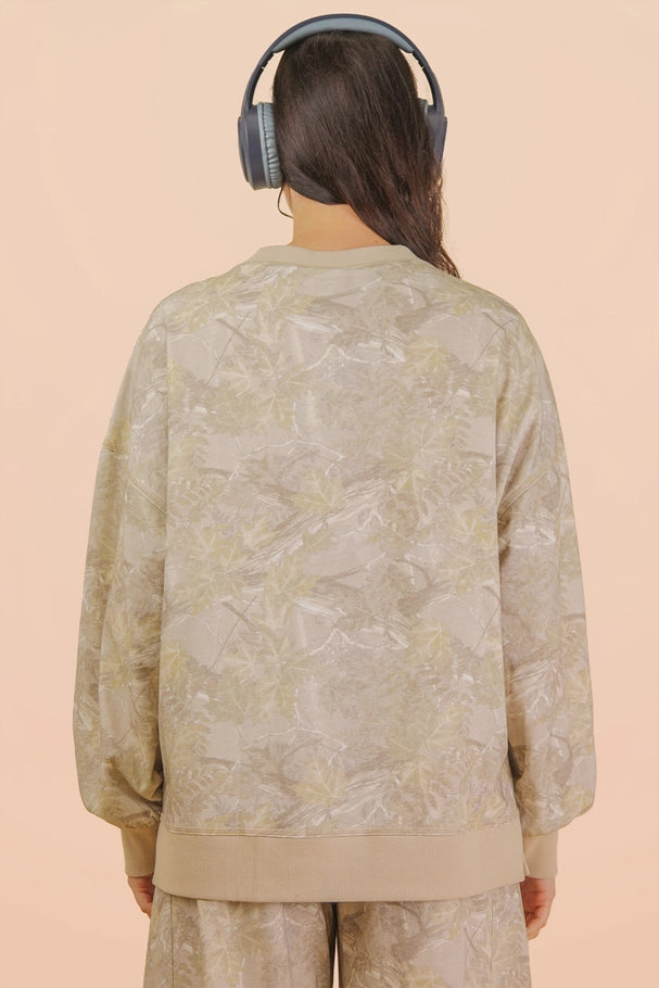 Ashley Camo Oversized Sweatshirt