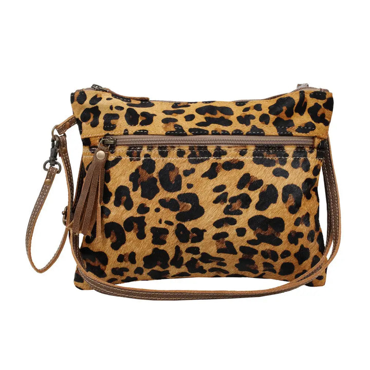 Tara Leopard Hair On Crossbody