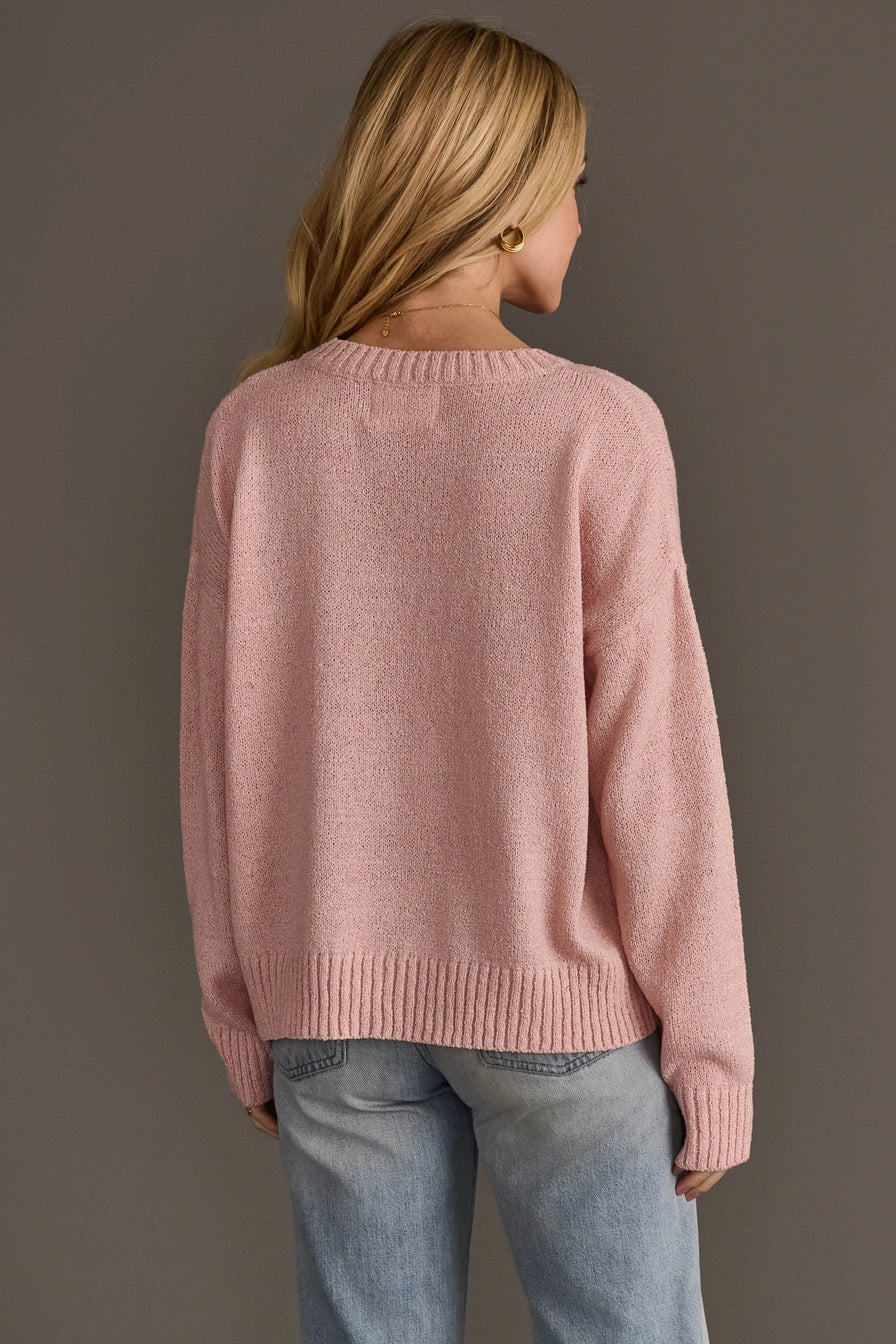 Mallory Lightweight Wine Season Sweater