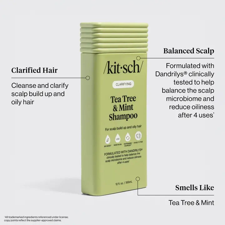 Kitsch Tea Tree &amp; Mint Clarifying Shampoo