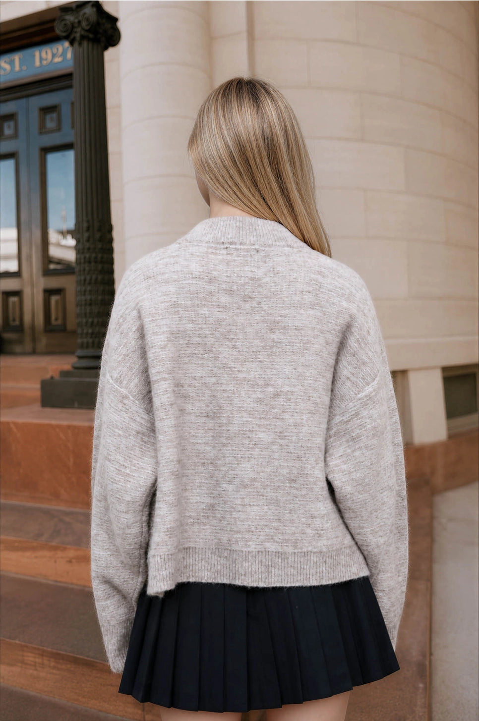 Deanna Marled Button Down Cardigan