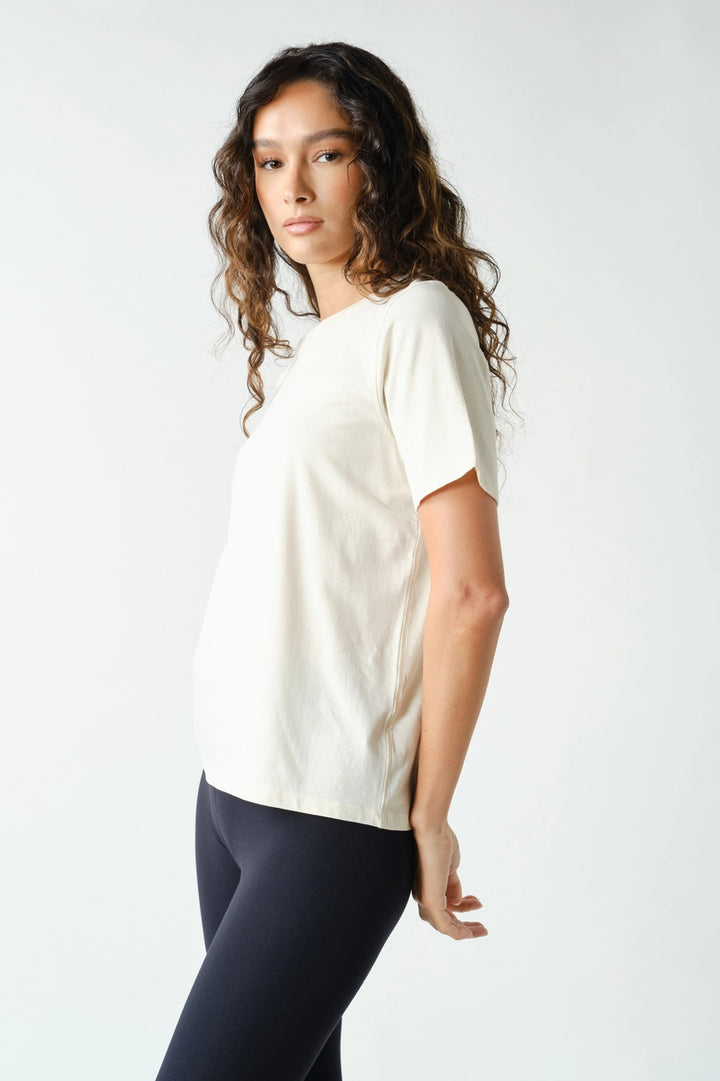 Lena Boxy Pigment-Dyed Tee