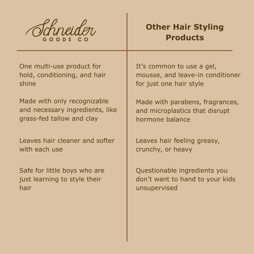 Tallow Hair Styling Paste