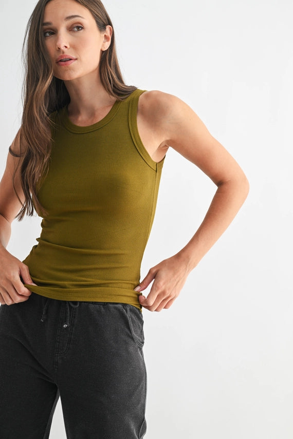 The Devon Ribbed Tank