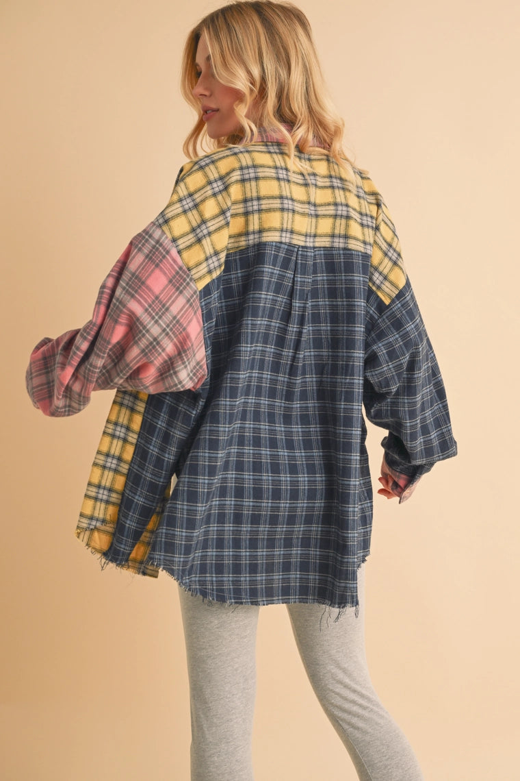 Neela Multi Color Plaid Flannel