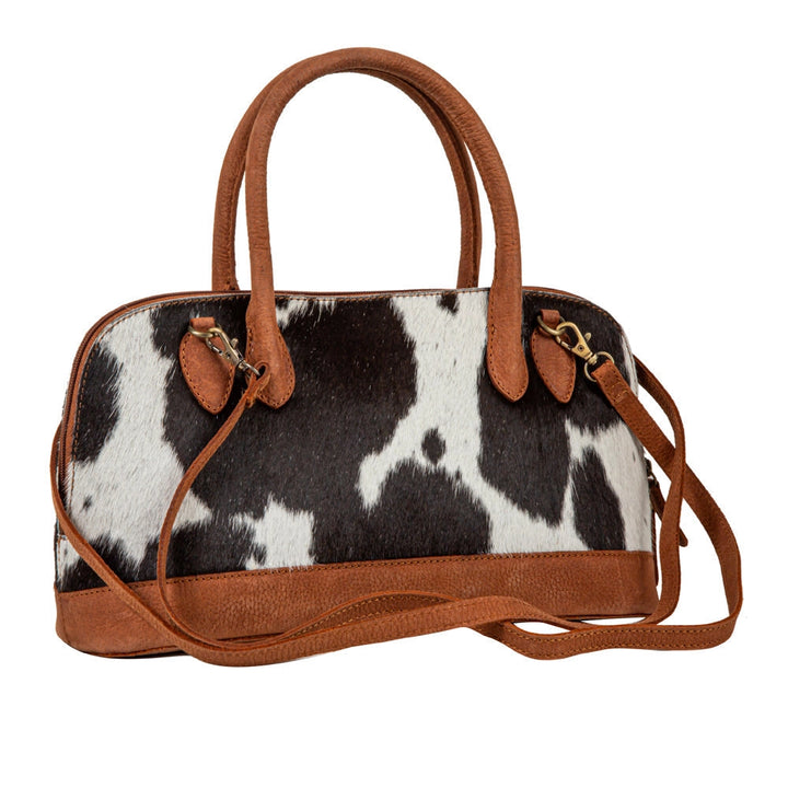 Julie Ann Cowhide Dome Satchel