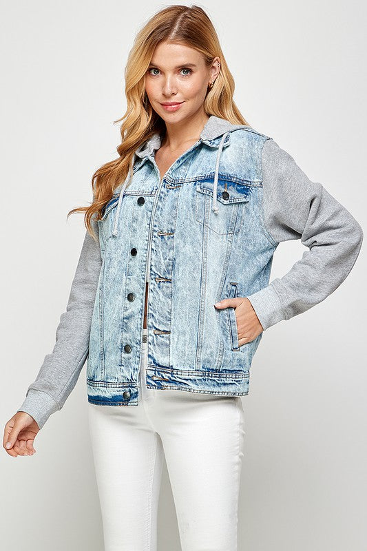 Telse Denim Hoodie Jacket