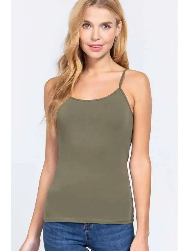 Nicolette Cropped Cami with Self Bra