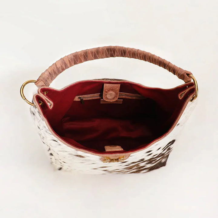 Katie Beth Cowhide Hobo Bag
