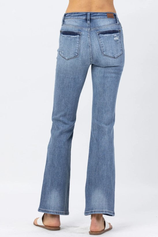 Judy Blue Olivia High Rise Distressed Bootcut