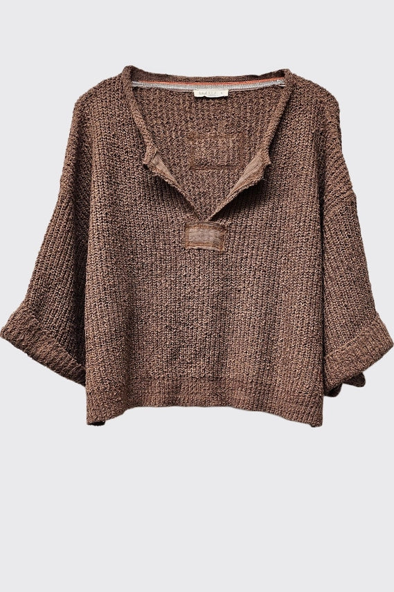 Mallory Slouchy Cropped Sweater