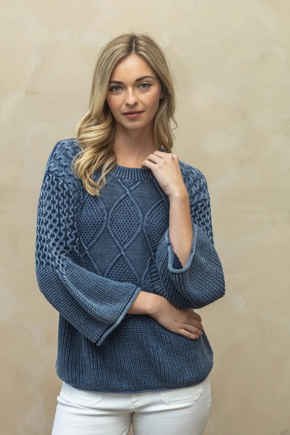 Melinda Textured Knit Sweater