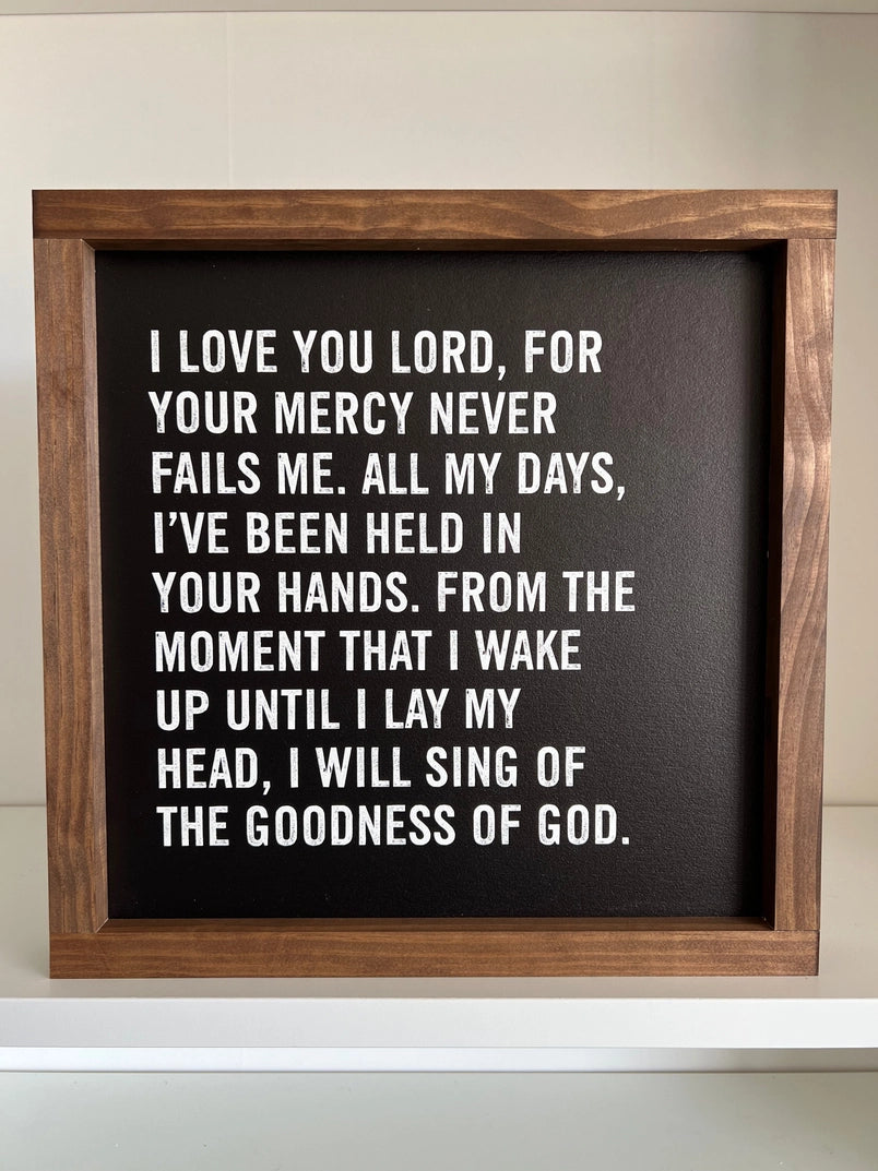 I Love You Lord Sign