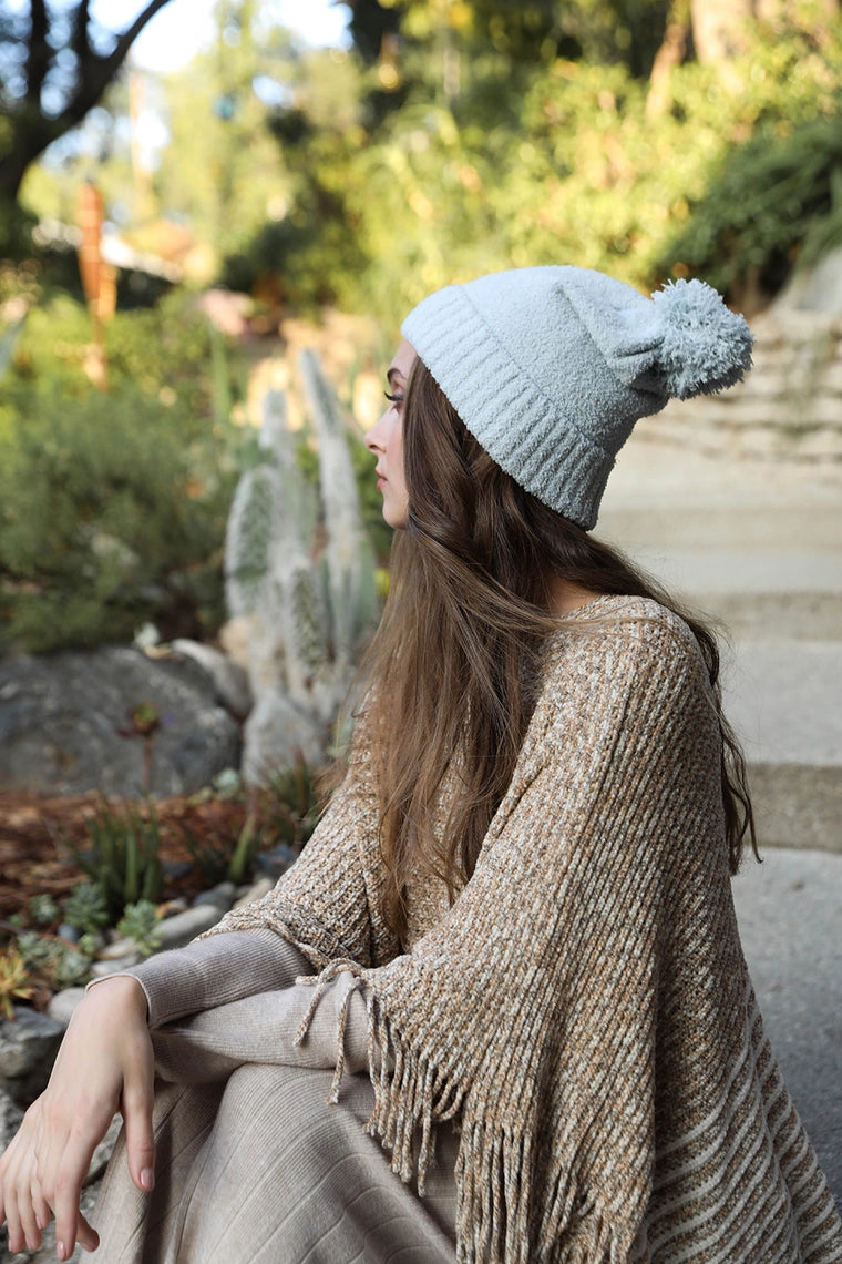 Chassity Boucle Pom Beanie