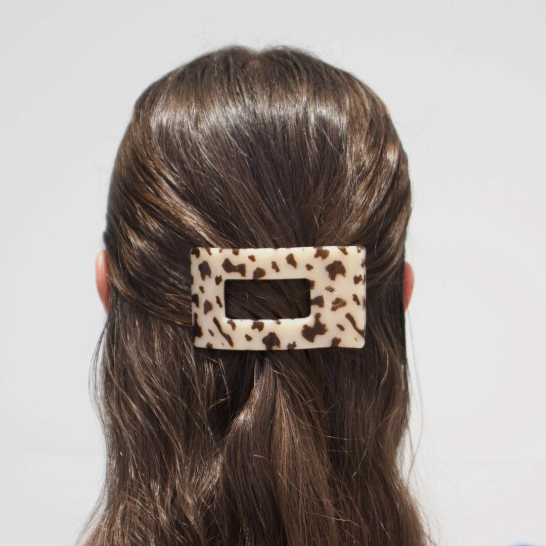 TELETIES Flat Rectangle Hair Clip