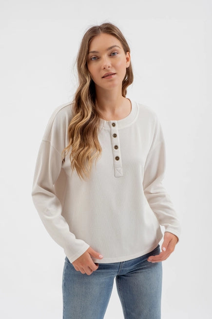 Sadie Knit Henley