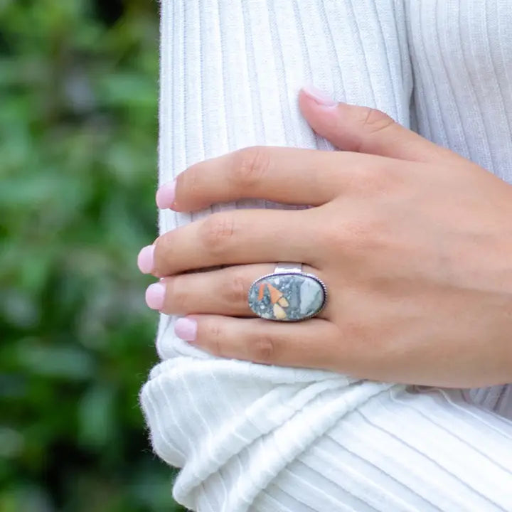 Alora Jasper Statement Ring