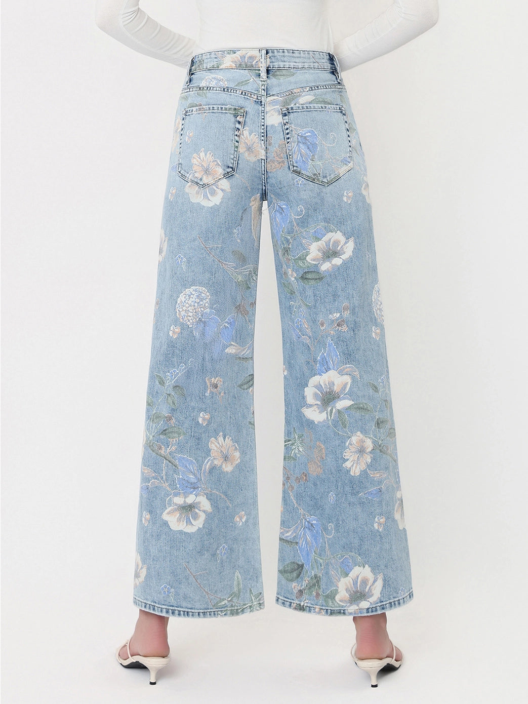 Melissa Floral Vintage Flare Jeans