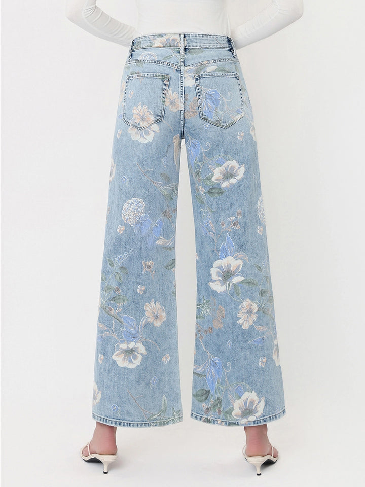 Melissa Floral Vintage Flare Jeans