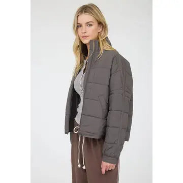 Lirien Quilted Zip Puffer Jacket