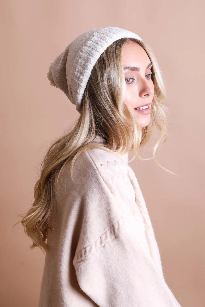 Chassity Boucle Pom Beanie