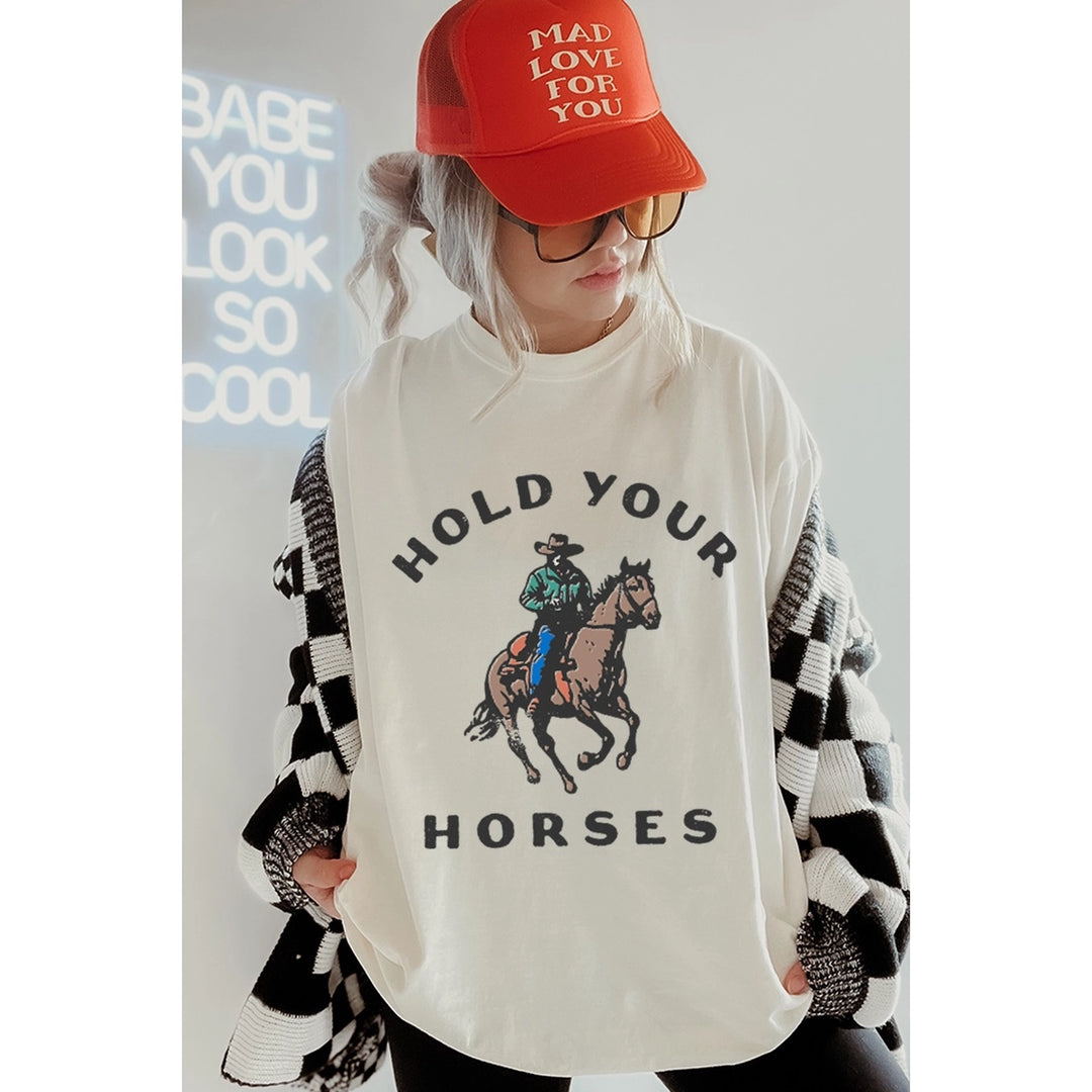 Betty Hold Your Horses Graphic Tee